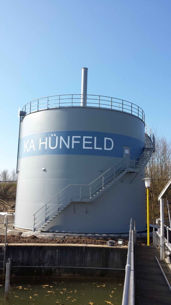 Erneuerung der Gasbehandlung und Gasspeicherung auf der Zentralkläranlage in Hünfeld
